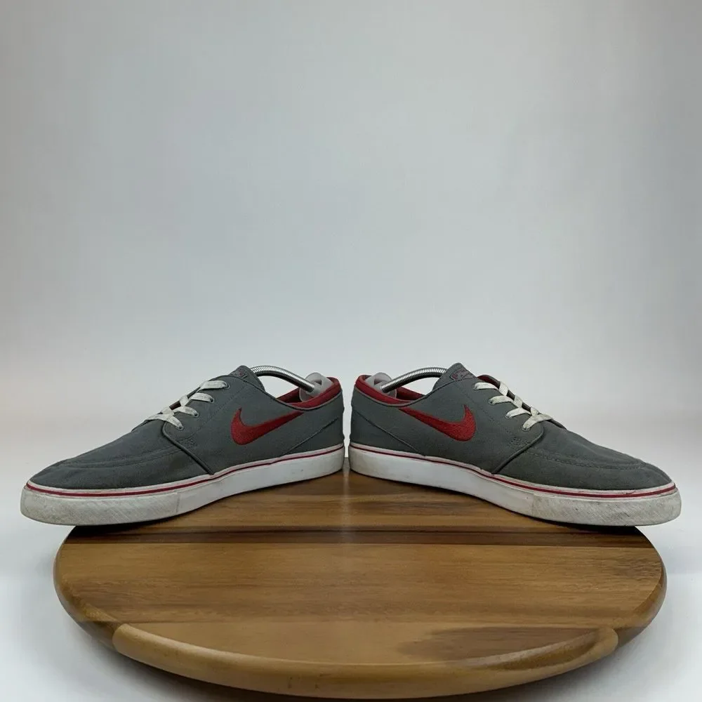Mens SB Zoom Stefan Janoski Gray‎ Canvas Casual Skateboarding Sneakers Size 13 D